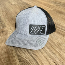 Load image into Gallery viewer, Grey / black coated aluminum badge cap